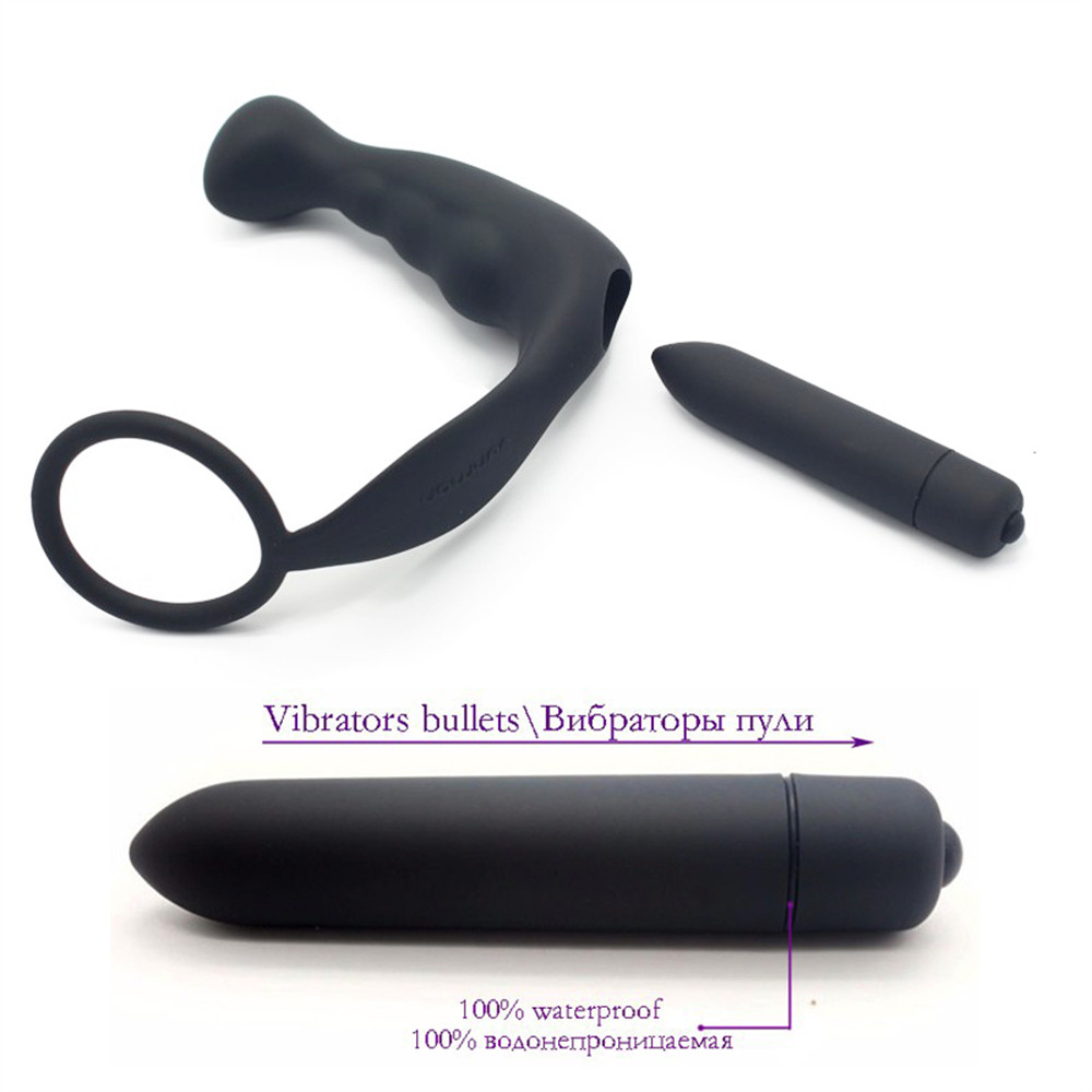 Prostata vibrator med penisring